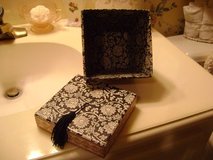 Asian-Look Decorative Gift Box With Tassel (Black Tissue Paper Included) in Luke AFB, Arizona