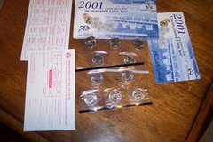 2001 Uncirculated Mint Set P&D State Quarters only in Camp Lejeune, North Carolina